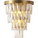 Canada LED 8 inch Satin Brass Wall Sconce Wall Light